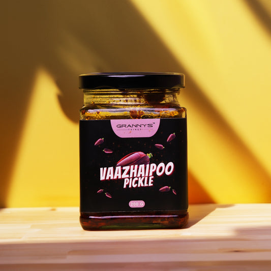 Granny's Vaazhaipoo Pickle - 200g | 100% Organic