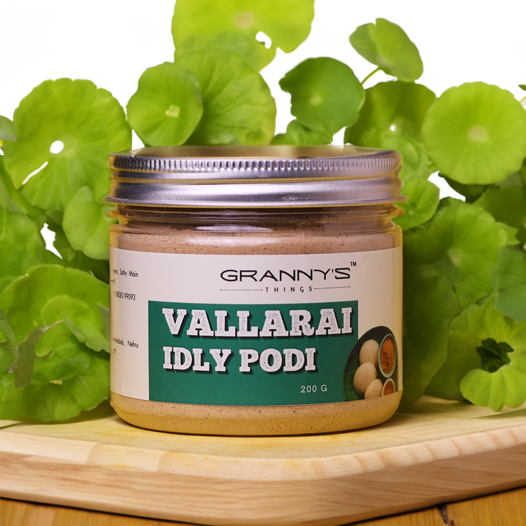 Granny's Vallarai Idly Podi - 200g | 100% Organic