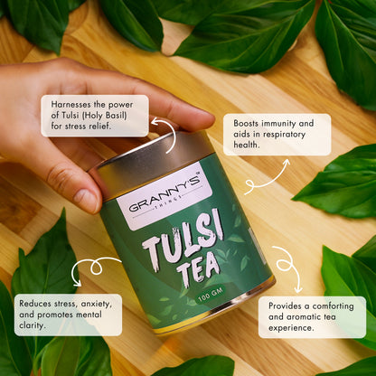 Granny's Tulsi Tea - 100g | 100% Organic