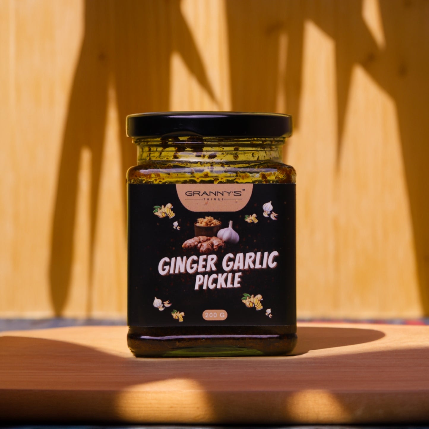 Granny's Ginger Garlic Pickle - 200g | 100% Organic