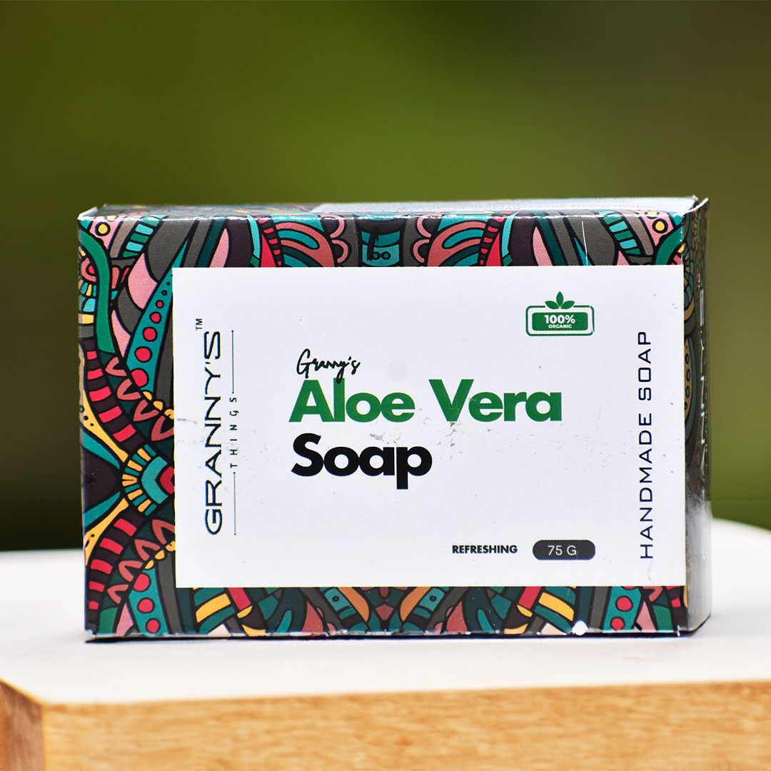 Granny's Aloe Vera Soap - 75g | 100% Organic