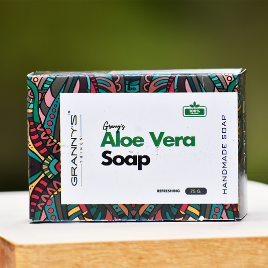 Granny's Aloe Vera Soap - 75g | 100% Organic