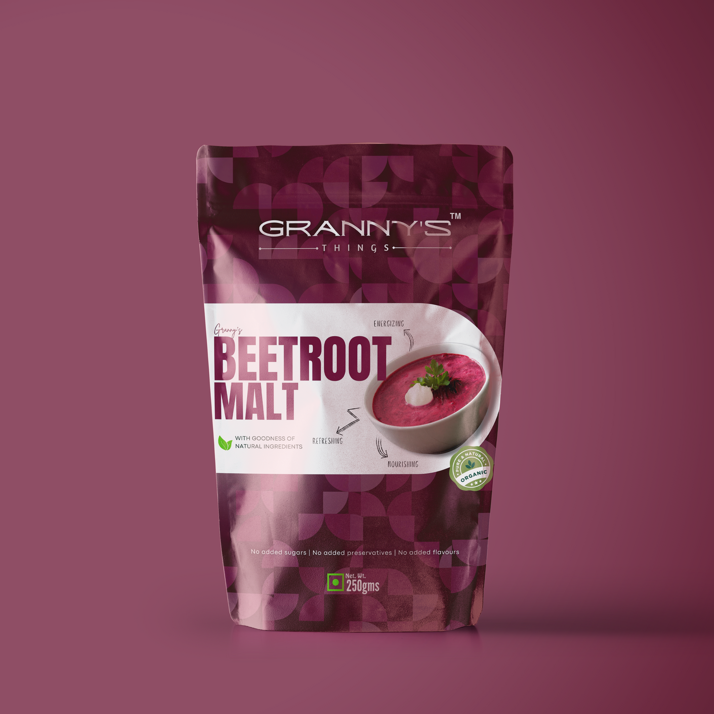 Granny's Beetroot Malt - 250g | 100% Organic