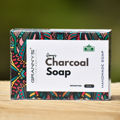 Granny's Charcoal Soap - 75g | 100% Organic