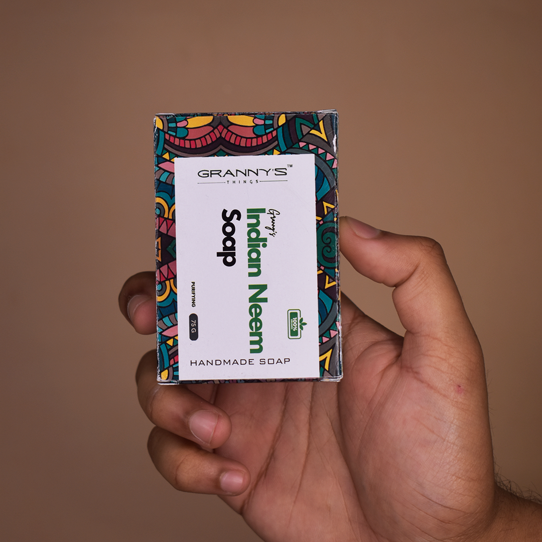 Granny's Neem Soap - 75g | 100% Organic