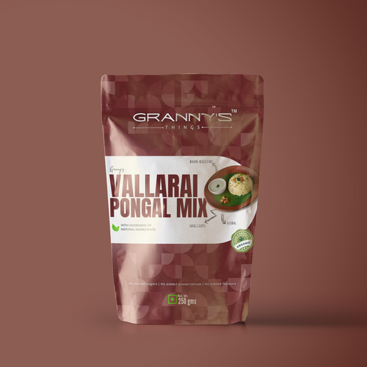 Granny's Vallarai Pongal Mix - 250g | 100% Organic